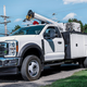 Front quarter view of a Ford Super Duty